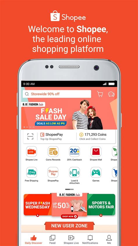 shopee app store Shopee for android - AKANLAKU