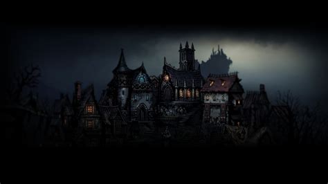 Darkest Dungeon HD Wallpaper: A Stunning Dark Fantasy Landscape