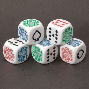 Poker dice set of 5