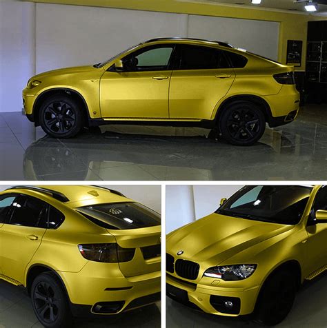 Gold Matte Chrome Wrap | Vinyl Film Car Wrap | Full Vehicle Wrapping – carlawrap