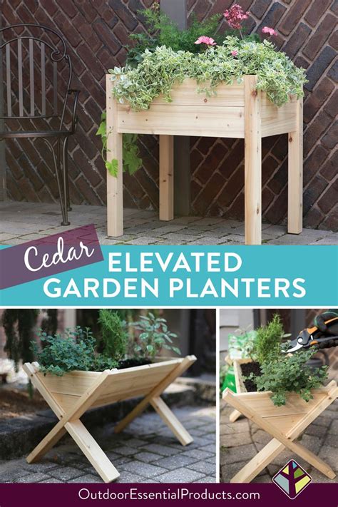 Elevated planters allow you to add space to your patio, porch, or balcony. in 2020 | Elevated ...