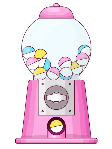 Clipart Gumball Machine - ClipartLib