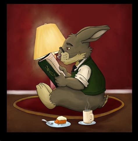 Reading Rabbit | Ilustraciones de animales, Arte de animación ...