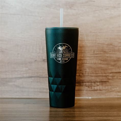 Stainless Steel Straw Tumblers – Goat Kick Coffee Co