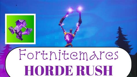 Fortnitemares Gameplay HORDE RUSH - YouTube