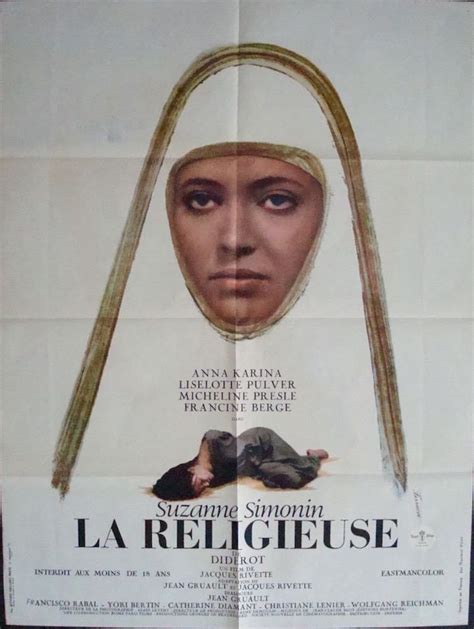 NUN la RELIGIEUSE French moyenne movie poster ANNA KARINA JACQUES RIVETTE 1966 | Streaming ...