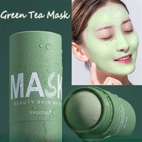 Green Tea Mask Solid Face Mask Stick Oil Control Moisturizing | Etsy