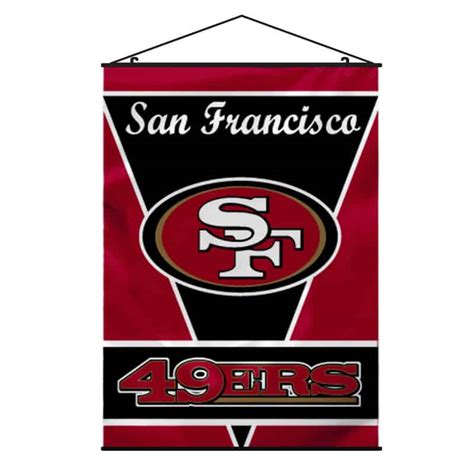 San Francisco 49ers 28x40" Wall Banner - Detroit Game Gear