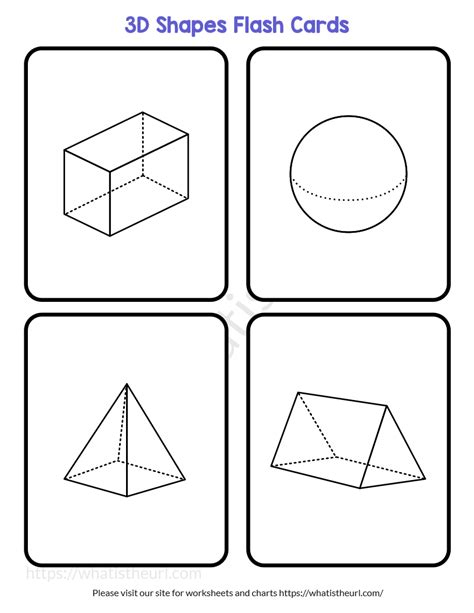 3D Shapes Flash Cards Printable_10 - Your Home Teacher