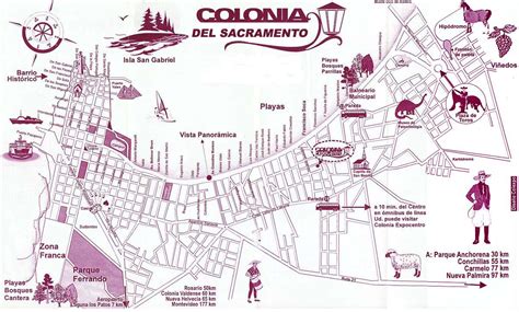 Colonia Map - Map of Colonia del Sacramento, Uruguay