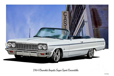 1964 Chevrolet Impala SS Convertible Photograph by Dave Koontz - Pixels