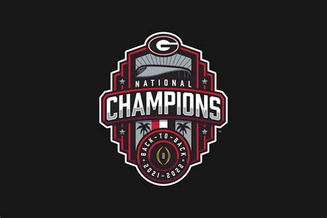 UGA football breaks down the 2022 National Champions logo