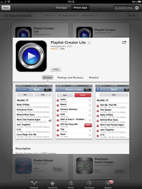 The Playlist Creator app. Great for getting all your song requests in ...