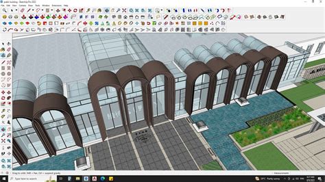 3D architecture model of university library building 3D model | CGTrader