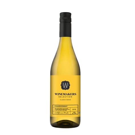 Winemakers Selection Chardonnay White Wine - 750ml, 2019 - Walmart.com - Walmart.com