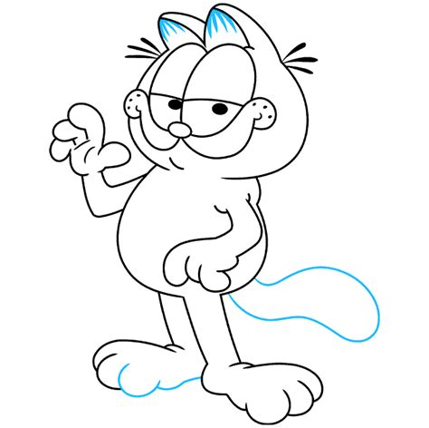 How to Draw Garfield | Easy Drawing Guides