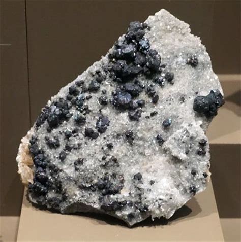 Bornite Crystals on Quartz - The Mineral and Gemstone Kingdom