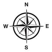 Map Compass Clip Art - ClipArt Best