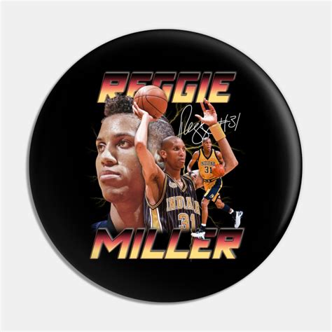 Reggie Miller Choke Sign Basketball Legend Signature Vintage Retro 80s ...