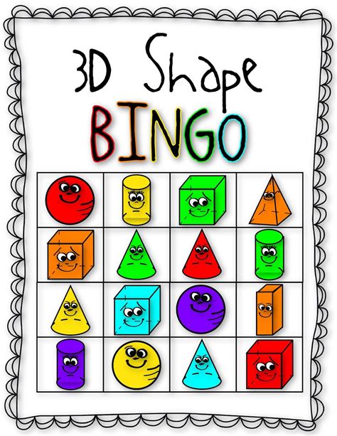 Fall Into First: 3D Shape Fun! | Kindergarten math, Shapes kindergarten, 3d shape