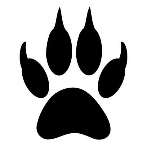 Cat Paw Print Stencil - ClipArt Best