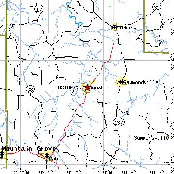 Houston, Missouri (MO) ~ population data, races, housing & economy