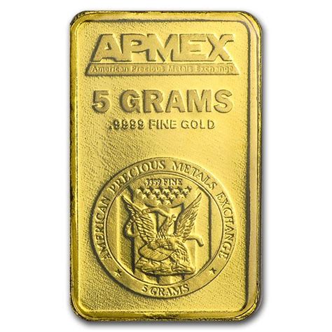 Buy 5 gram Gold Bar - APMEX (TEP) | APMEX