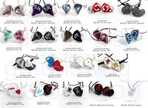 #BTS custom in ear monitors made by ZOUND 커스텀갤러리(SOUNDCAT) | © GetOnSwag | Microfonos vintage ...