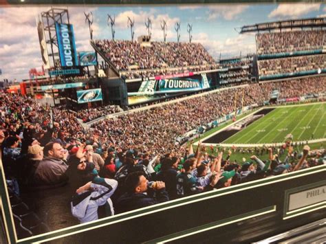 Philadelphia Eagles Stadium Panorama Framed- Lincoln Financial Field ...