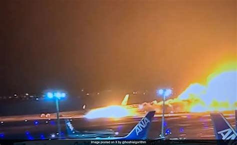 Live Updates: Plane Catches Fire At Japan Tokyo Airport After Collision With Coast Guard Jet