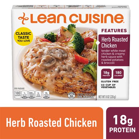 Lean Cuisine Features Herb Roasted Chicken Frozen Meal 8 oz. - Walmart.com - Walmart.com