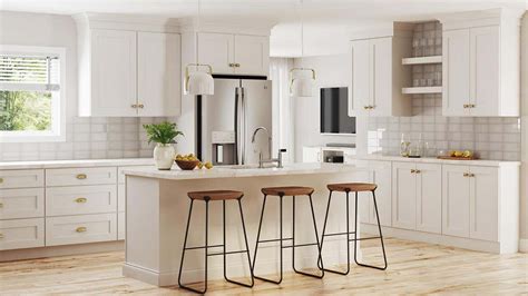 Colorado White Shaker Style Kitchen Pantry & Oven Cabinet