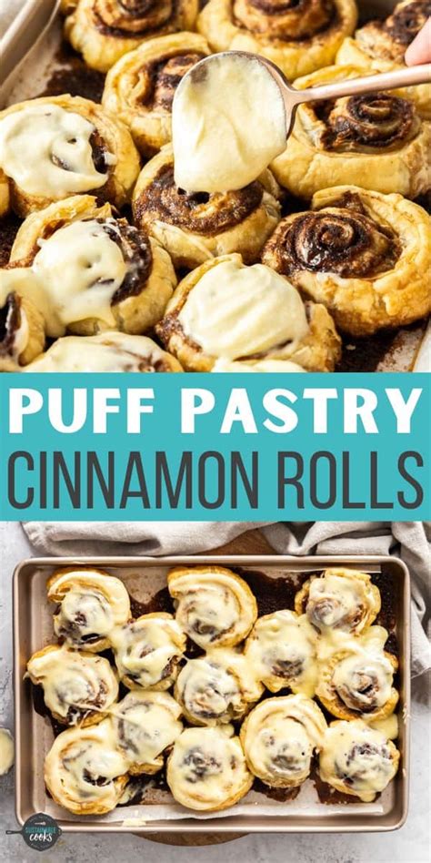 Puff Pastry Cinnamon Rolls - Sustainable Cooks