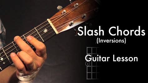 Slash Chords (Inversions) • Garret's Guitar Lessons