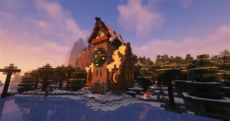 A Winter House Minecraft Map