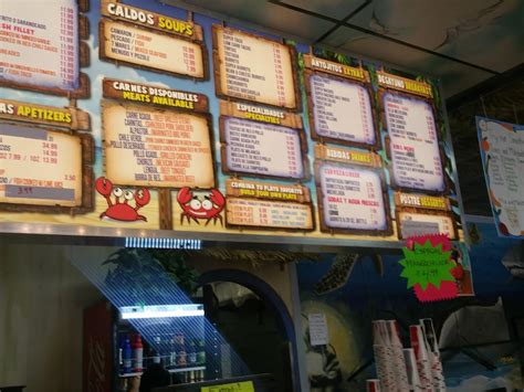 Menu at Taqueria la Playa restaurant, Manteca