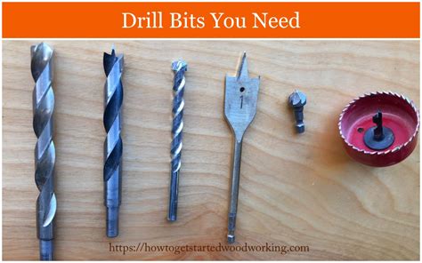 7 Types of Drill Bits You Need | How To Get Started Woodworking