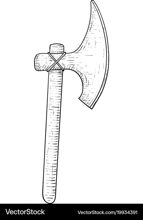 Viking Axe Drawing