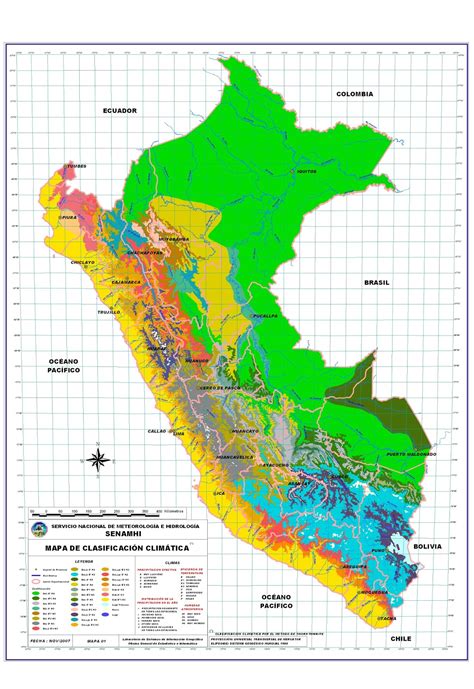 MAPAS TEMATICOS DEL PERU: Mapa Climático del Perú