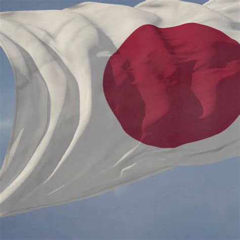 Japan Waving Flag Loop - Scooxer. Ready to Use Graphics