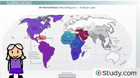 Major Geographical Regions of the World | Overview, List & Map - Lesson | Study.com