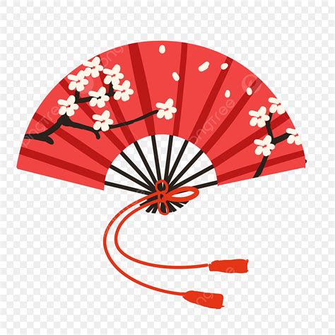 Pequeño Abanico Japonés De Cerezos En Flor PNG ,dibujos Imágenes Prediseñadas De Ventilador ...