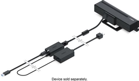 Best Buy: Microsoft Kinect Adapter for Xbox One S and Windows PC Black ...