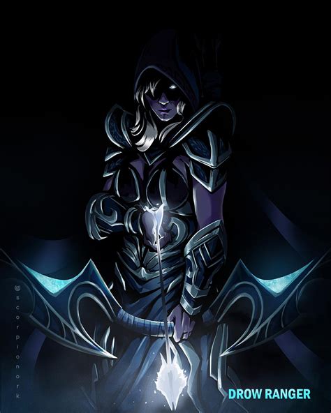 Drow Ranger Fan Art : r/DotA2