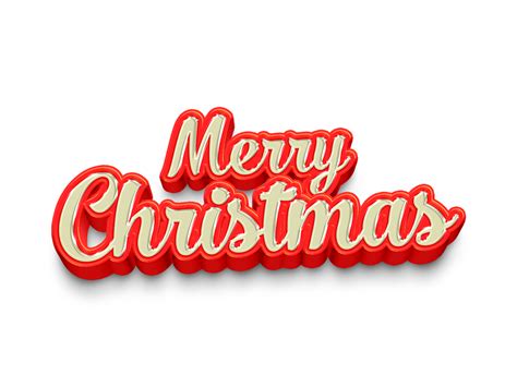 Merry Christmas Calligraphy Text 35067509 PNG