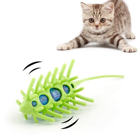 Cat Toys MotoMouse Electronic Cat Bug Toys For Indoor Cats Interactive ( Cat Mouse Toy, Cat Toy ...