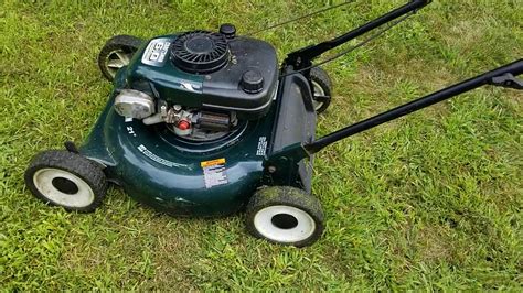 Craftsman 6hp mulching mower - YouTube