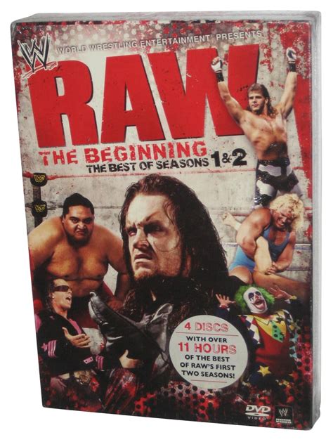 WWE Raw The Beginning Best of Seasons 1 & 2 Wrestling DVD Box Set ...