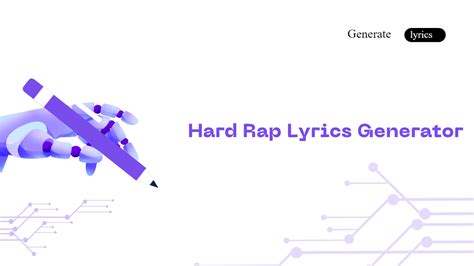 AI Hard Rap Lyrics Generator [Free, Unlimited] - Generate Lyrics