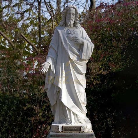 Classic Garden Sculpture Life Size Marble Jesus Statues